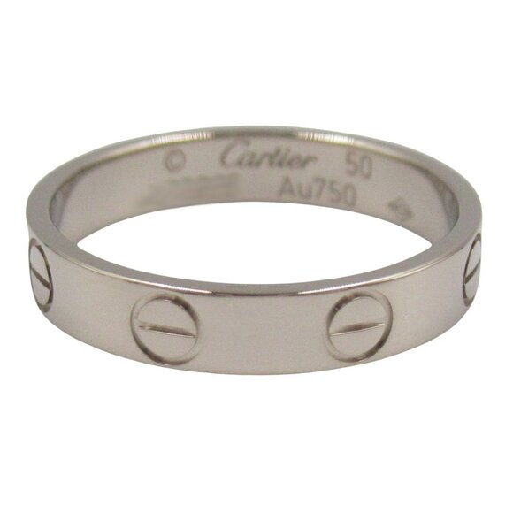 CARTIER 18k White Gold Love Ring - Picture 3 of 7